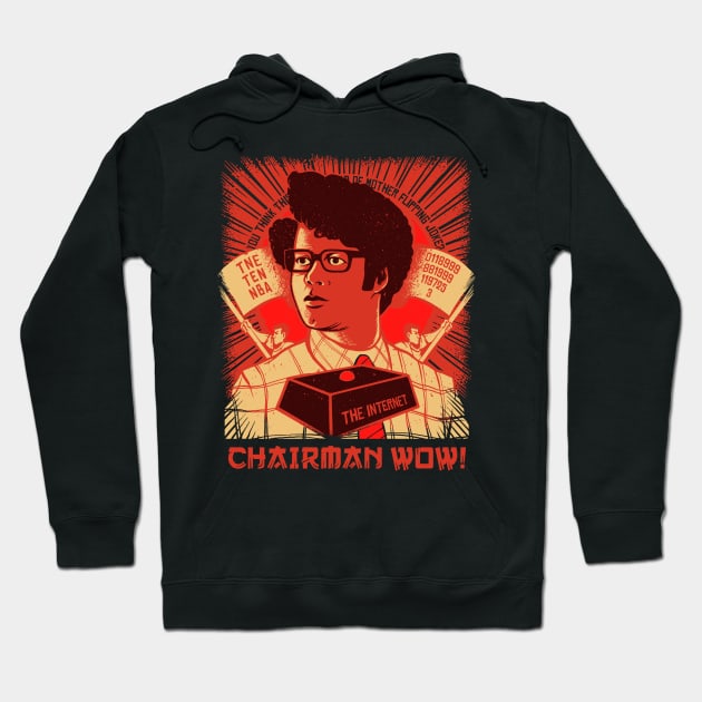 I.T. Crowd Chairman WOW Maurice Moss Hoodie by vincentcarrozza